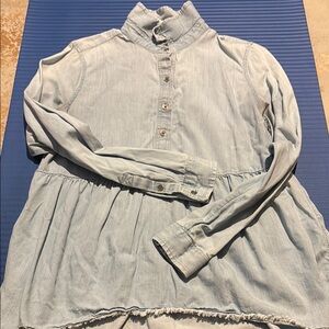True Craft Light Blue Button Down Shirt